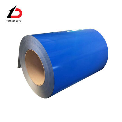 গরম ঘূর্ণিত 0.5*1250mm 3019 Ral 5030 Ral 9002 Ral 3020 PPGI Dx51d 20/5um 0.47mm পুরু রঙ লেপা / প্রি-পেইন্ট গ্যালভানাইজড স্টিল কয়েল