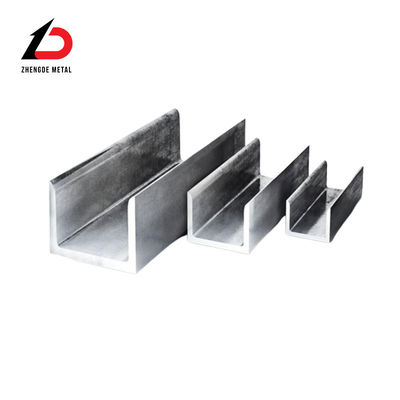 হালকা প্রোফাইল Gi Galvanized En S235jr S275jr S355jr A36 Ss400 Purlin স্ট্রাকচারাল C U নিম্ন কার্বন ইস্পাত চ্যানেল