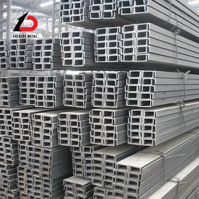 গরম ঘূর্ণিত কার্বন ইস্পাত ইউ চ্যানেল S235jr S355jr 16 Gauge Metal U চ্যানেল