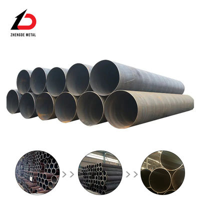 Q235 Q345 Q195 Ss400 A36 S235 কার্বন ইস্পাত পাইপ স্ট্যান্ডার্ড দৈর্ঘ্য ERW ঢালাই কার্বন ইস্পাত বৃত্তাকার নল