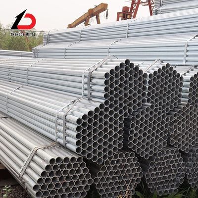 কাস্টমাইজড ব্যাসার্ধ 20mm 35mm 40mm 4 ইঞ্চি Dx53D+Z Z100 Z275 গরম ডুব বৃত্তাকার গ্যালভানাইজড পাইপ গ্যালভানাইজড বৃত্তাকার পাইপ