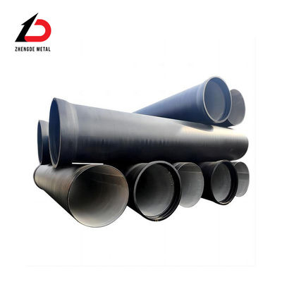 ISO2531 En598 DN80-DN2600 এক নেতৃস্থানীয় নির্মাতারা K9, C40, C30, C25 নমনীয় লোহা পাইপ সস্তা দাম বিক্রয় জন্য