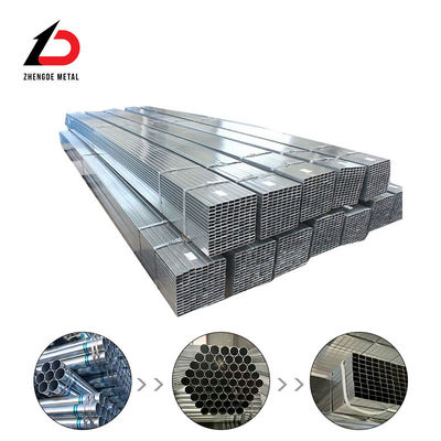 150*150*3mm 6m দৈর্ঘ্য গরম ডুব গ্যালভানাইজড কার্বন ইস্পাত বর্গাকার নল / পাইপ নির্মাণ উপকরণ জন্য
