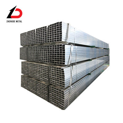 150*150*3mm 6m দৈর্ঘ্য গরম ডুব গ্যালভানাইজড কার্বন ইস্পাত বর্গাকার নল / পাইপ নির্মাণ উপকরণ জন্য