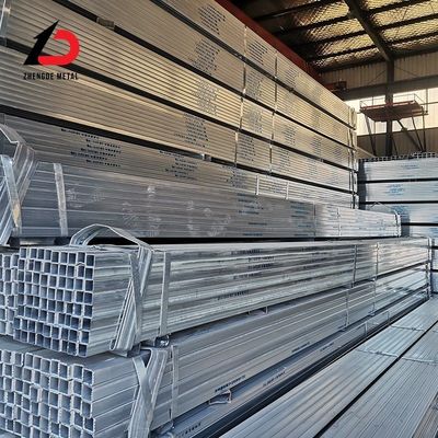 150*150*3mm 6m দৈর্ঘ্য গরম ডুব গ্যালভানাইজড কার্বন ইস্পাত বর্গাকার নল / পাইপ নির্মাণ উপকরণ জন্য