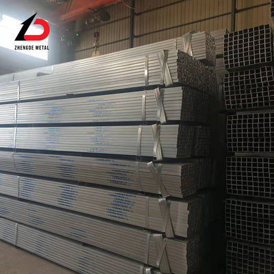 150*150*3mm 6m দৈর্ঘ্য গরম ডুব গ্যালভানাইজড কার্বন ইস্পাত বর্গাকার নল / পাইপ নির্মাণ উপকরণ জন্য