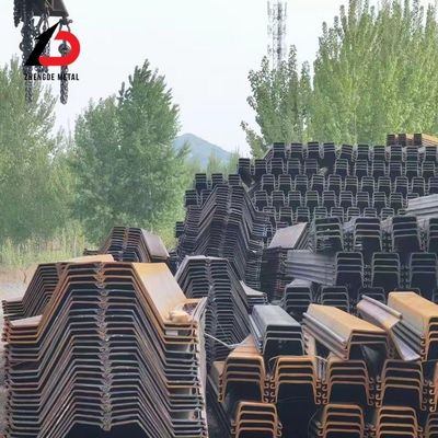 বিল্ডিং নির্মাণ ইস্পাত শীট পিল 400X100X10.5mmx12m 310mm DC01 SPCC 12m