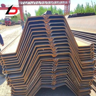 বিল্ডিং নির্মাণ ইস্পাত শীট পিল 400X100X10.5mmx12m 310mm DC01 SPCC 12m