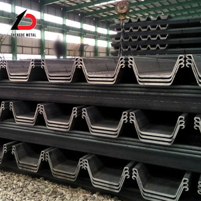 গরম বিক্রয় বড় স্টক 600*180*13.4mm টাইপ Iiiw U টাইপ শীট পাইলস থেকে চীনা সরবরাহকারী/উত্পাদনকারী Zhengde