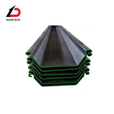 গ্রেড Sy390 U টাইপ স্টিল শীট পিল 8m 10m 12m ইন্টারলকিং শীট
