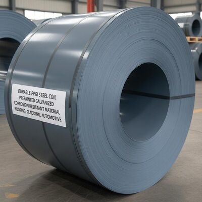 ছাদ, ক্ল্যাডিং এবং স্বয়ংচালিত শিল্পের জন্য টেকসই পিপিজিআই স্টিল কয়েল প্রি-পেইন্টেড গ্যালভানাইজড স্টিল কয়েল ক্ষয়-প্রতিরোধী উপাদান