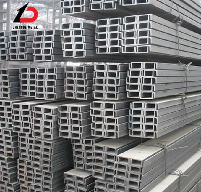 গরম ঘূর্ণিত কার্বন ইস্পাত ইউ চ্যানেল S235jr S355jr 16 Gauge Metal U চ্যানেল 5