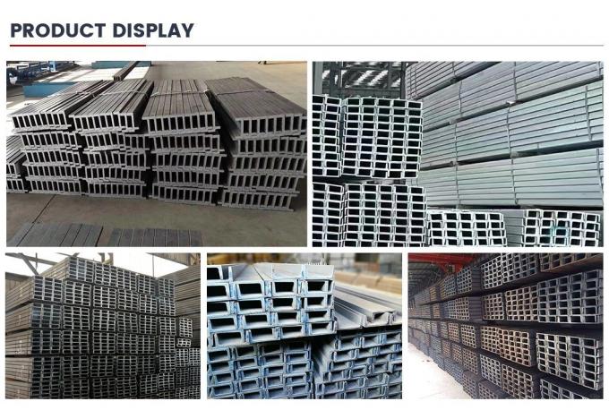 গরম ঘূর্ণিত কার্বন ইস্পাত ইউ চ্যানেল S235jr S355jr 16 Gauge Metal U চ্যানেল 7