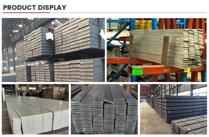 300mm উচ্চ কার্বন ইস্পাত ফ্ল্যাট স্টক ASTM S235jr 1075 গরম ঘূর্ণিত ফ্ল্যাট বার 11
