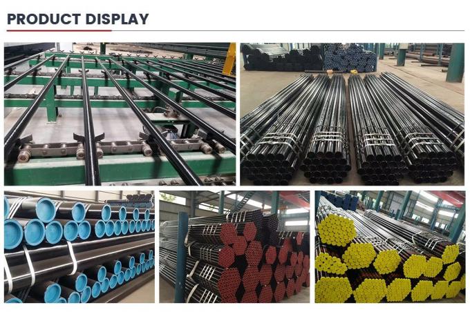 কার্বন ইস্পাত পাইপলাইন A106 Grb A53 Grb API 5L X42/X52/X65/X70/X80 A333 খাদ ইস্পাত সিউমলেস পাইপ Sch40 Sch80 সিউমলেস ফ্লুইড গ্যাস টিউব 7