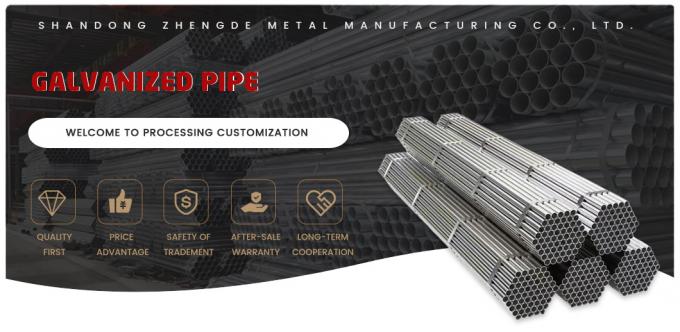 DIN ঢালাই 3 ইঞ্চি Galvanized পাইপ 20 ফুট বৃত্তাকার ইস্পাত লোহা পাইপ 0