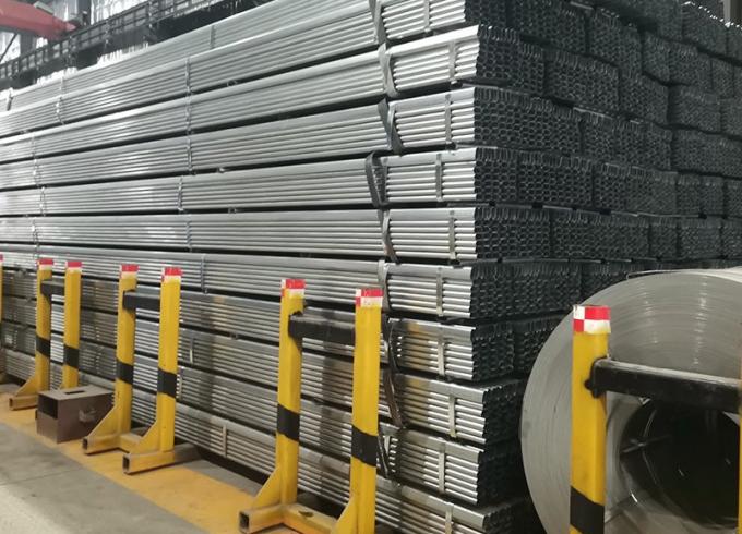 ব্যাসার্ধ 100mm 50mm গ্যালভানাইজড ইস্পাত পাইপ গরম DIP Dx51d Z275 Z100 Z80 3