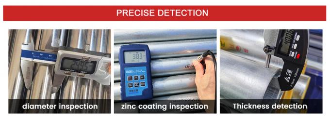 ব্যাসার্ধ 100mm 50mm গ্যালভানাইজড ইস্পাত পাইপ গরম DIP Dx51d Z275 Z100 Z80 8
