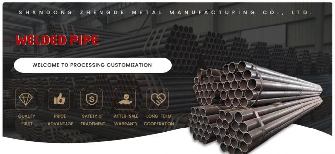 গোলাকার ইস্পাত পাইপ পাইপ ASTM DN15 DN40 কার্বন ইস্পাত welded ইস্পাত পাইপ 0