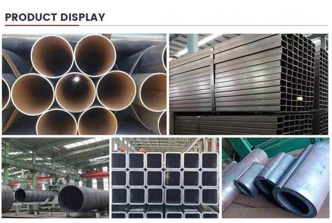 গোলাকার ইস্পাত পাইপ পাইপ ASTM DN15 DN40 কার্বন ইস্পাত welded ইস্পাত পাইপ 7