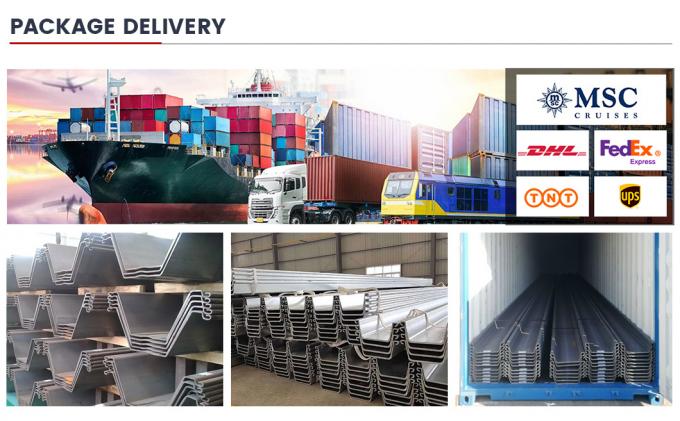 বিল্ডিং নির্মাণ ইস্পাত শীট পিল 400X100X10.5mmx12m 310mm DC01 SPCC 12m 10